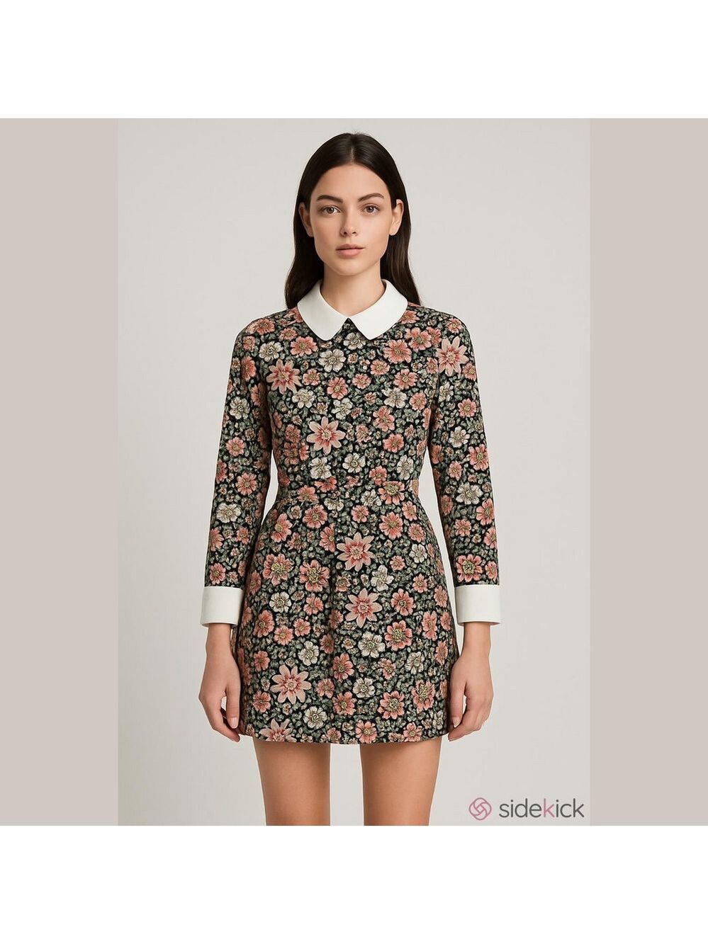 JILL Jill Stuart Brocade Blossom Mini Dress